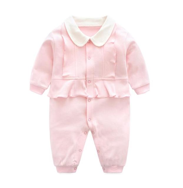 Newborn Unisex Jumpsuits Gentleman Autumn Long Sleeves Rompers Cotton Baby Clothes For Boys Girls Outfits Infantil Costume Wear