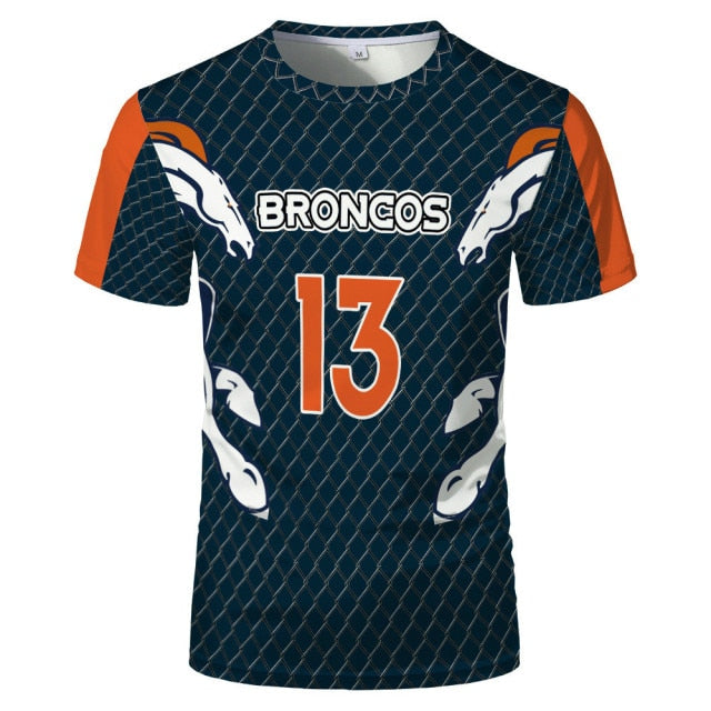 3D Printing T-shirt Rugby jersey 32 football team clothing sports Shirt