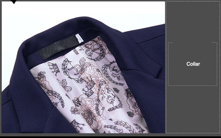 Mens Casual Blazers Fashion Slim Suit Jacket  Blazer Clothing Vetement Homme M~5XL HF1415