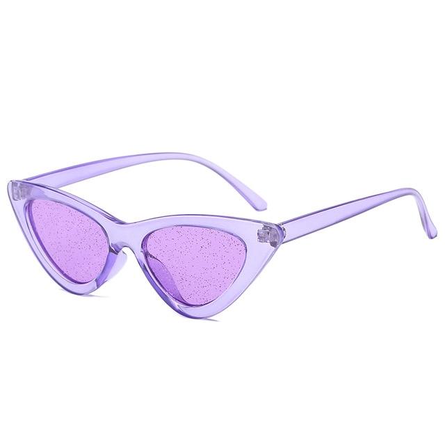 Owl City Vintage Women Sunglasses Cat eye Eyewear Brand Designer Retro Wave - Buyhops
