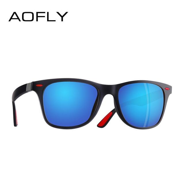 AOFLY BRAND Classic Polarized Sunglasses Square Frame - Buyhops
