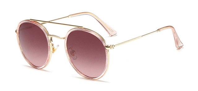 New trend sunglasses men and women round sunglasses UV400 glasses - Buyhops