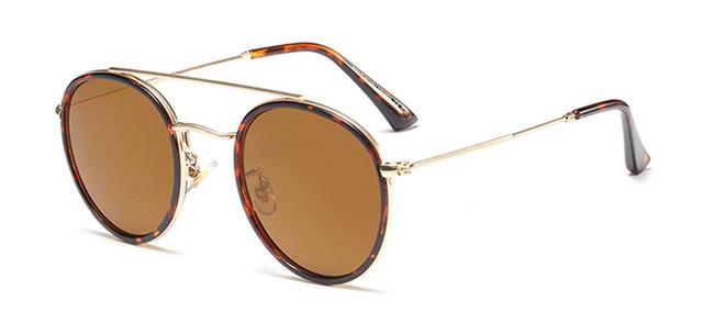 New trend sunglasses men and women round sunglasses UV400 glasses - Buyhops
