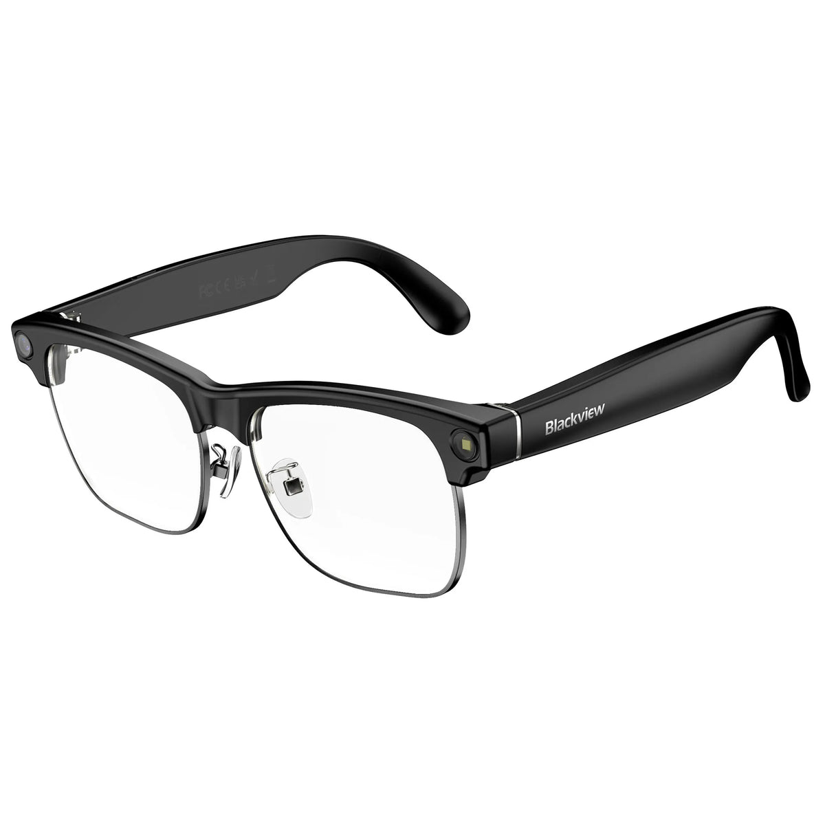 Blackview AI Smart Glasses with Camera, BT Call/Photo/4K HD Video Recording
