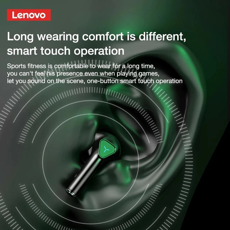 Lenovo GM5 Bluetooth Earphone Wireless 5.0 TWS Earbuds Low Latency Gaming Headphone Sports Earphone HIFI Headset with Mic