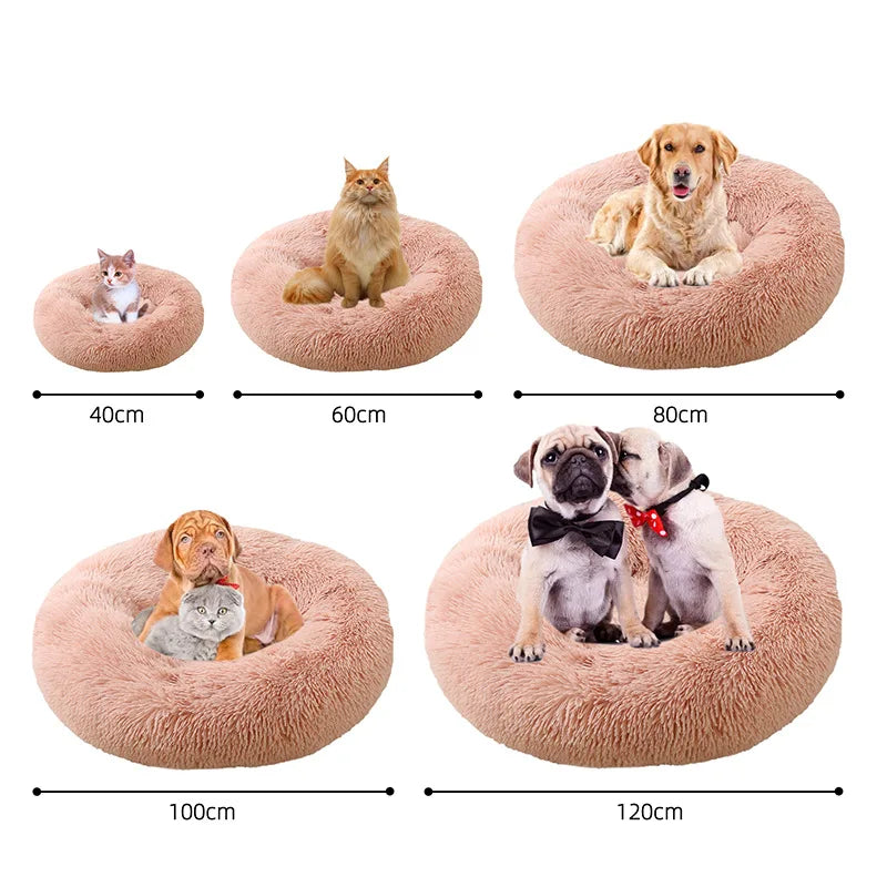 Cat Beds Washable Soft Pet Kennel Winter Thickened Warm
