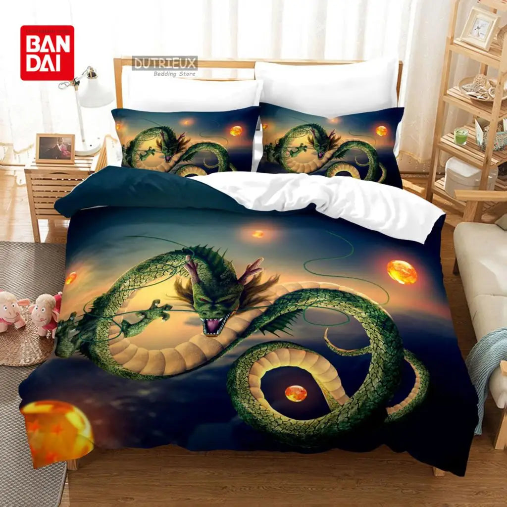 Japanese Anime Dragon Ball Duvet Cover Goku Bedding Sets
