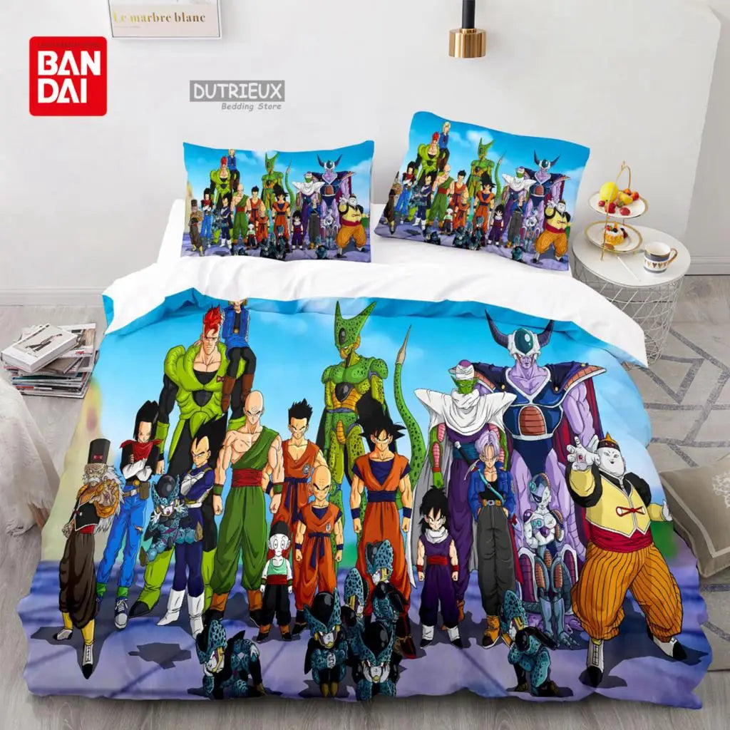 Japanese Anime Dragon Ball Duvet Cover Goku Bedding Sets