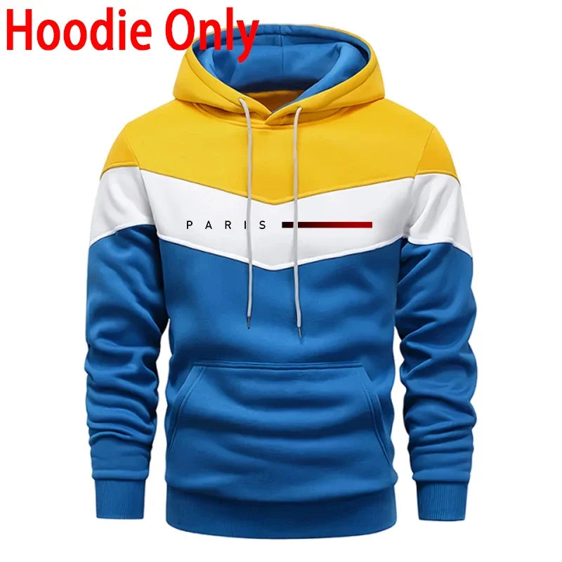 Men's Tracksuit Hoodie & Sweatpants Paris Fashion Sportswear 2pcs Set