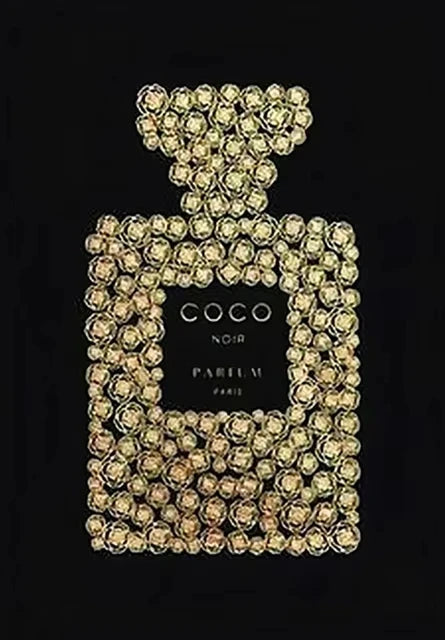 Modern Simple Wall Art Graffiti Fashion Paris Perfume Bottle HD Canvas Print Poster Home Living Room Bedroom Decoration