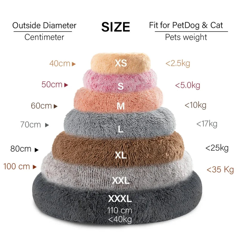 Cat Beds Washable Soft Pet Kennel Winter Thickened Warm