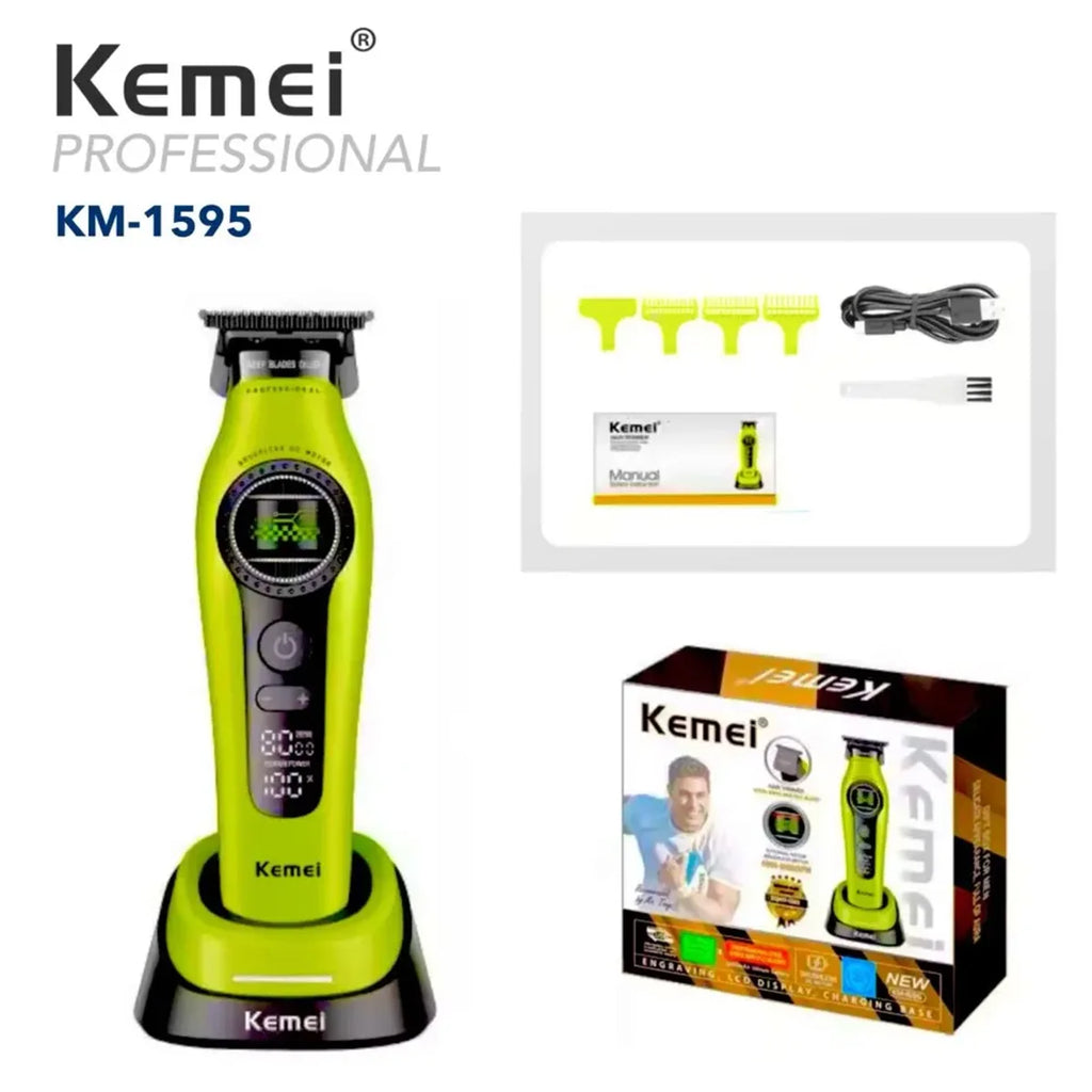 Kemei Professional Hair Clippers External Rotor Motor Hair Trimmers 8000RPM
