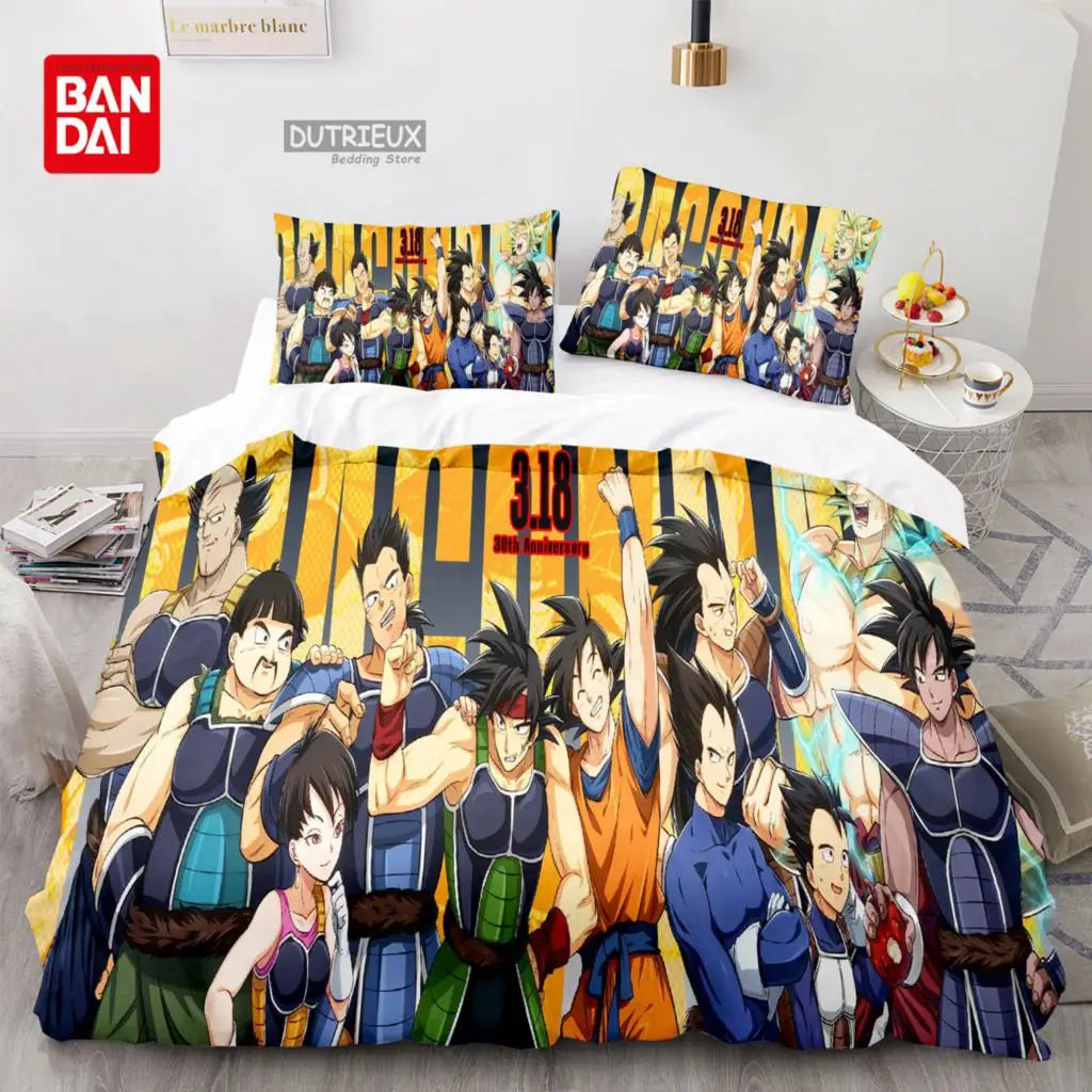 Japanese Anime Dragon Ball Duvet Cover Goku Bedding Sets