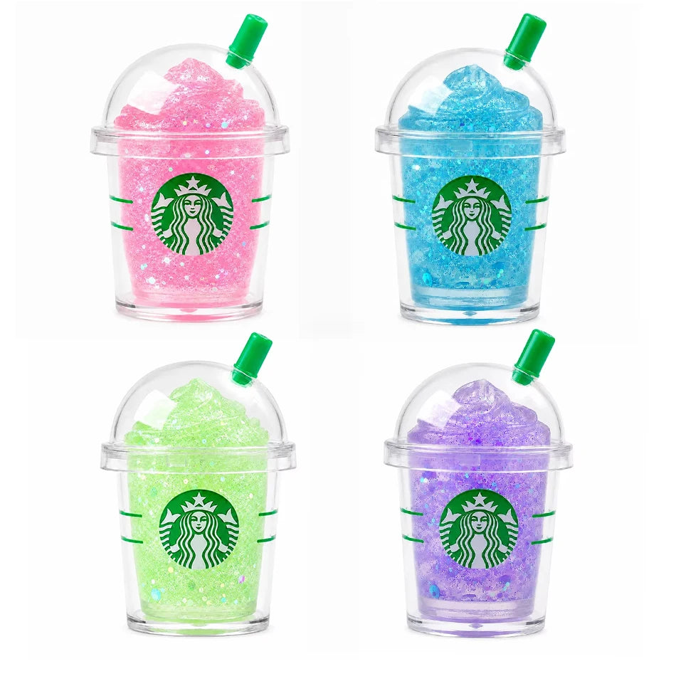 Cute Iced Coffee Cup Squishy  Portable Mini Drink Cup