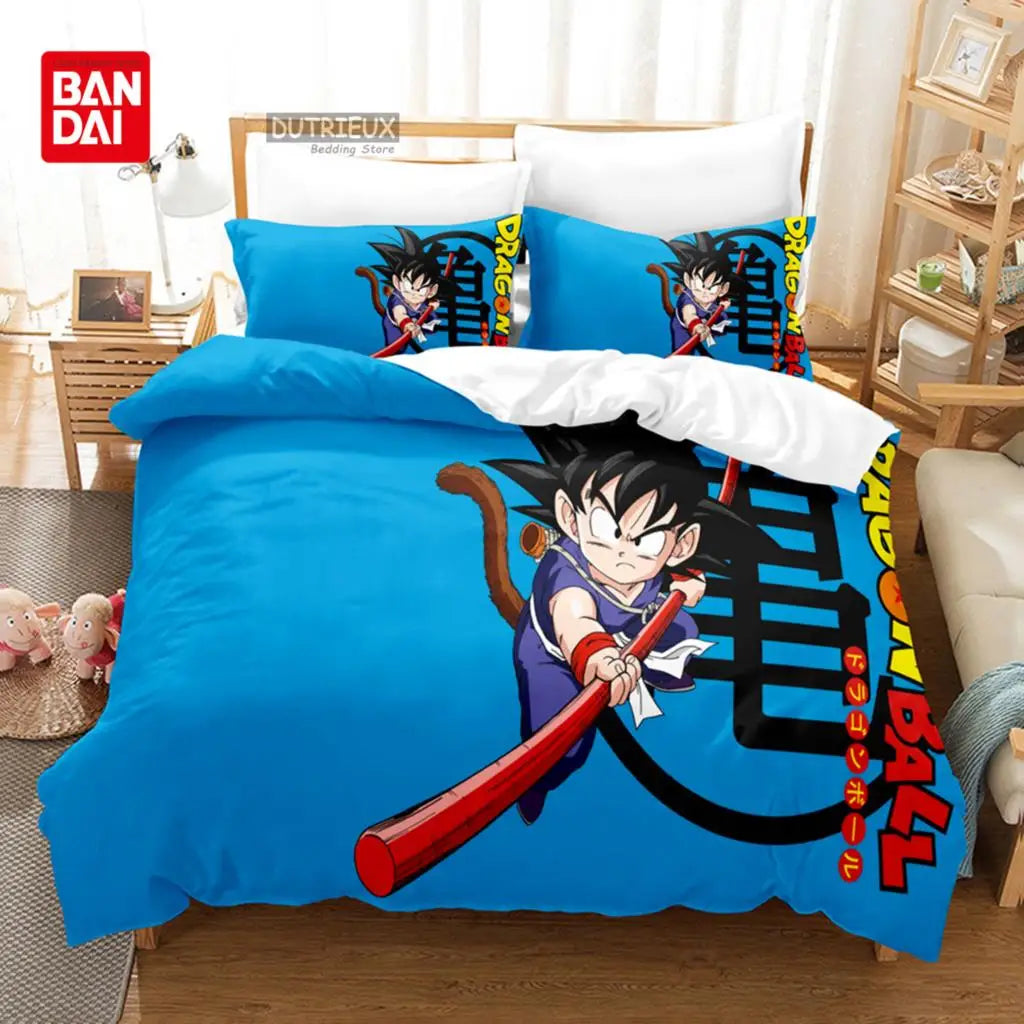 Japanese Anime Dragon Ball Duvet Cover Goku Bedding Sets