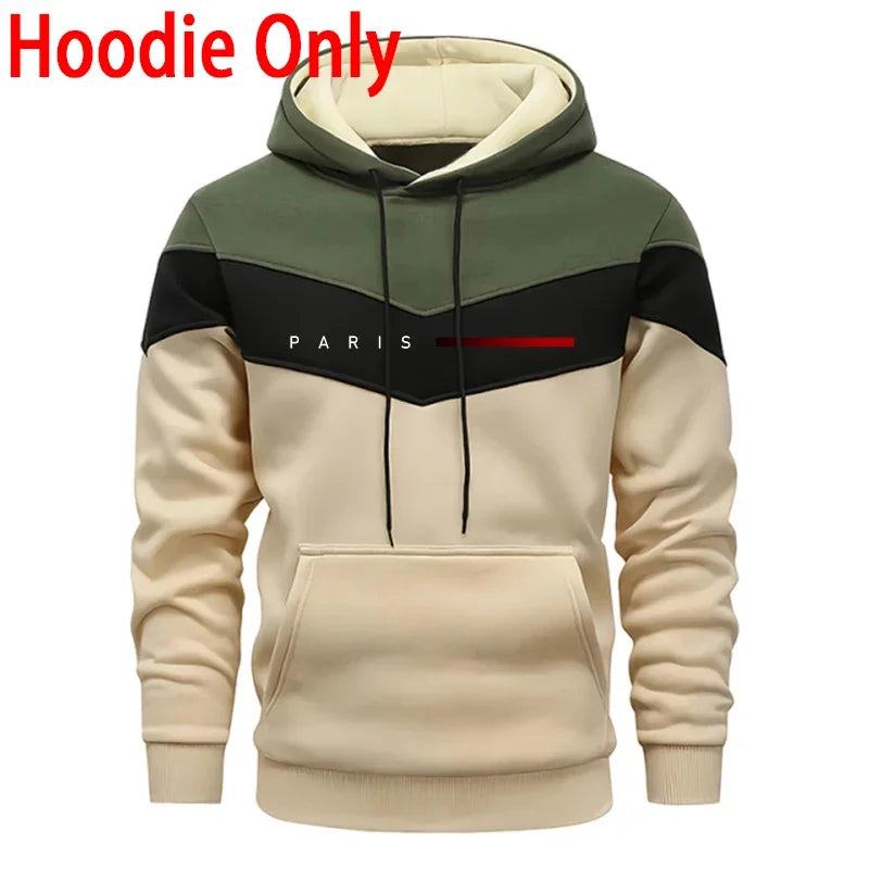Men's Tracksuit Hoodie & Sweatpants Paris Fashion Sportswear 2pcs Set