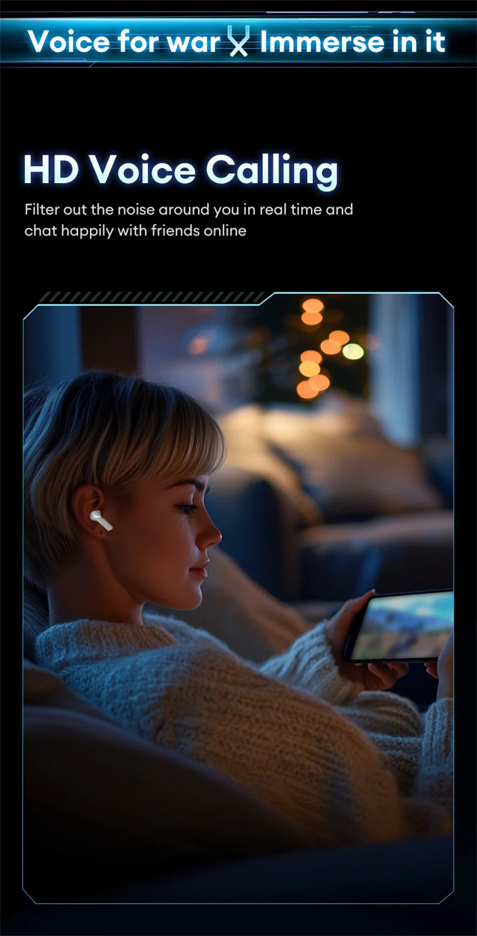 Wholesale Lenovo XT53 Bluetooth 5.4 Earphones LED Power Display Gaming Headphones Waterproof Anti-sweat Upgraded Wireless Earbud