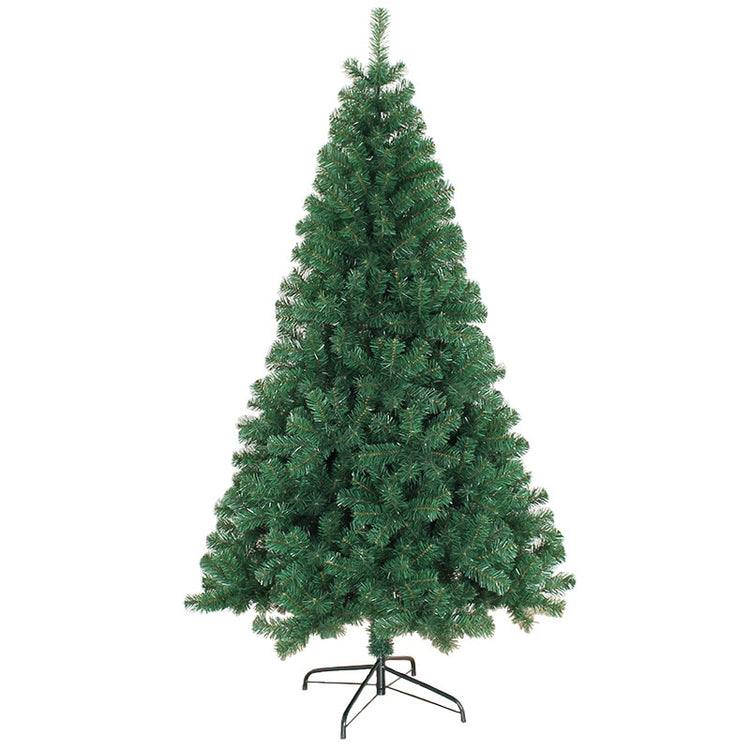 4ft To 7ft Artificial Christmas Tree with 800 Pine Branches PVC Flame Retardant Metal Stable Tripod Large Christmas Decoration Tree