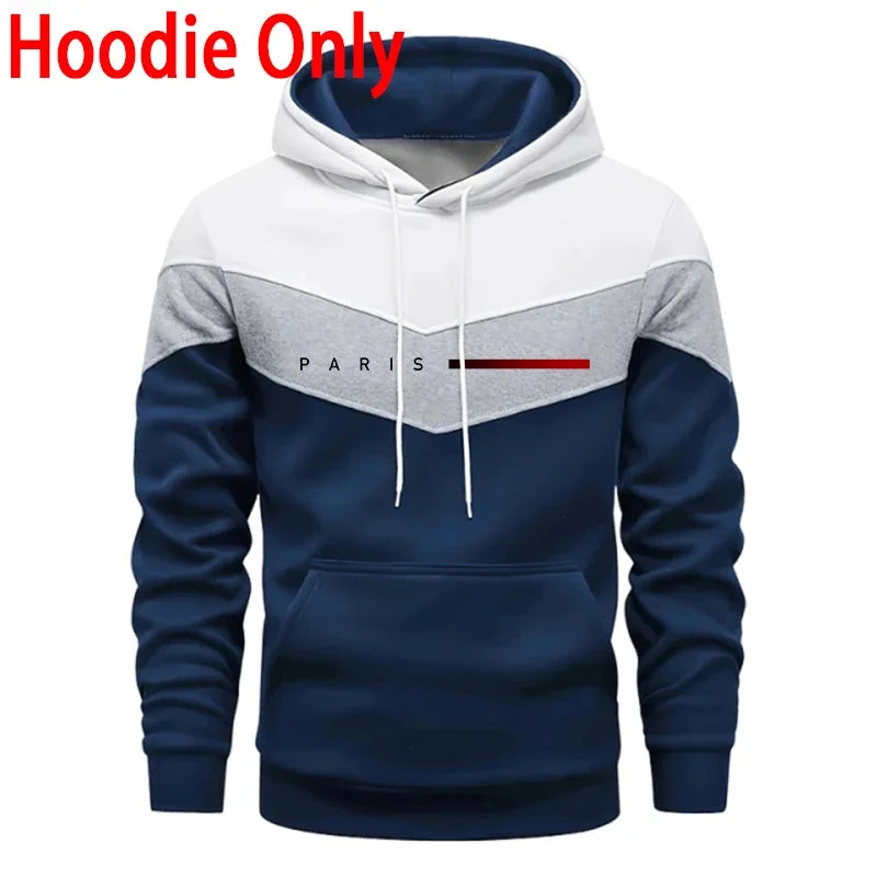 Men's Tracksuit Hoodie & Sweatpants Paris Fashion Sportswear 2pcs Set