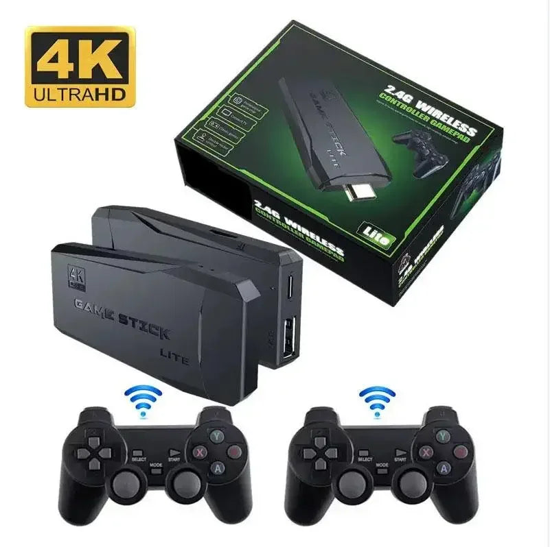 M8 Video Game Stick 4K HDMI Output Plug and Play Nostalgic Game Box Built-in 9 Classic Emulators 4K HD Retro Game Console for TV