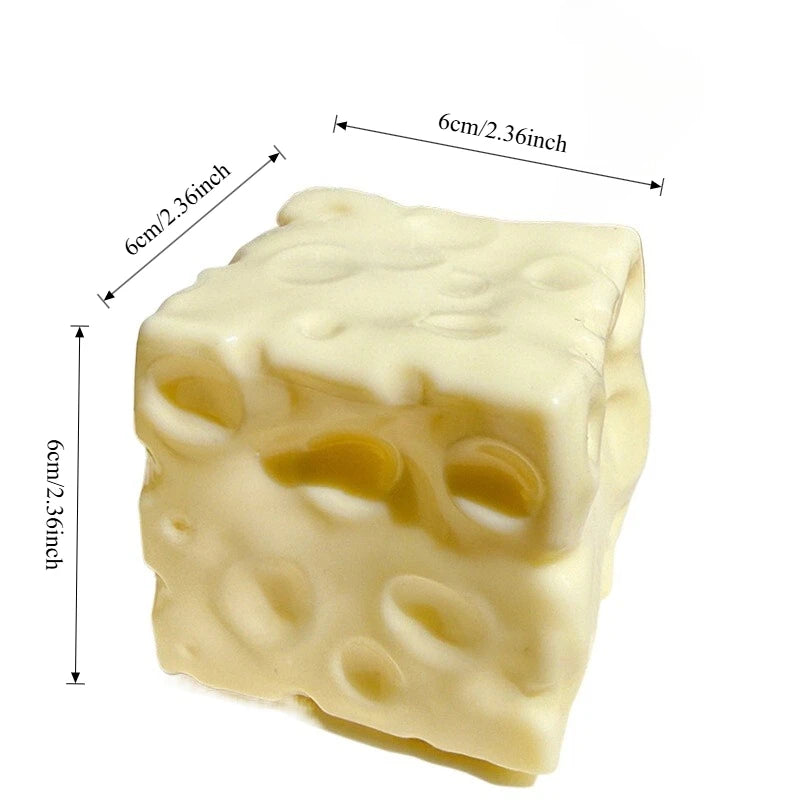 Cheese Cube Shapeable Squishy