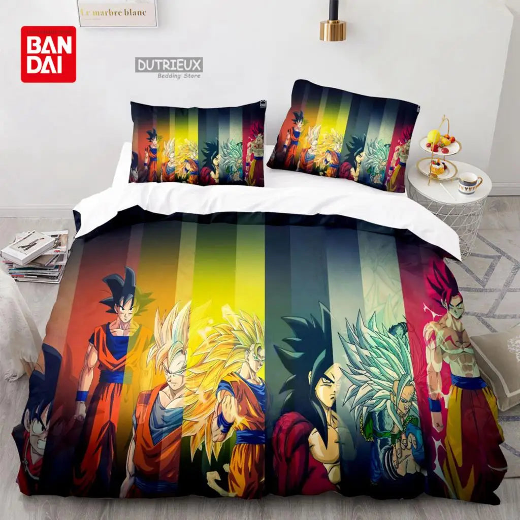 Japanese Anime Dragon Ball Duvet Cover Goku Bedding Sets