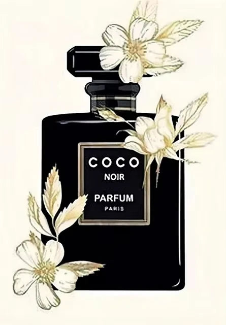 Modern Simple Wall Art Graffiti Fashion Paris Perfume Bottle HD Canvas Print Poster Home Living Room Bedroom Decoration