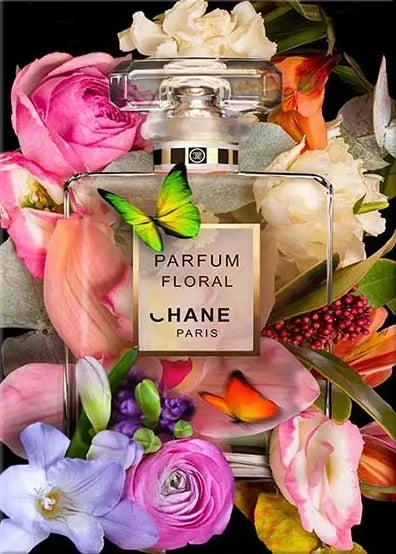 Modern Simple Wall Art Graffiti Fashion Paris Perfume Bottle HD Canvas Print Poster Home Living Room Bedroom Decoration