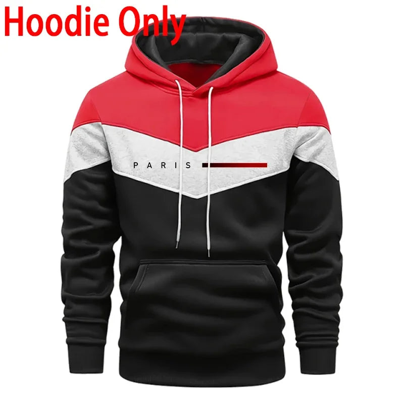 Men's Tracksuit Hoodie & Sweatpants Paris Fashion Sportswear 2pcs Set