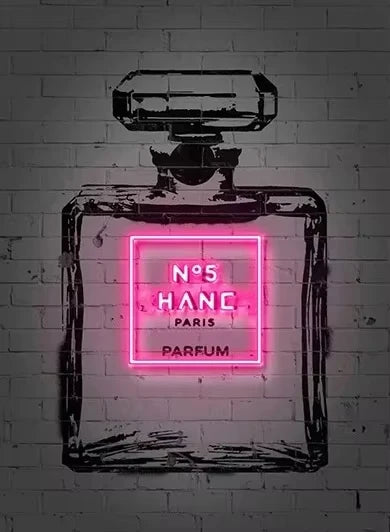 Modern Simple Wall Art Graffiti Fashion Paris Perfume Bottle HD Canvas Print Poster Home Living Room Bedroom Decoration