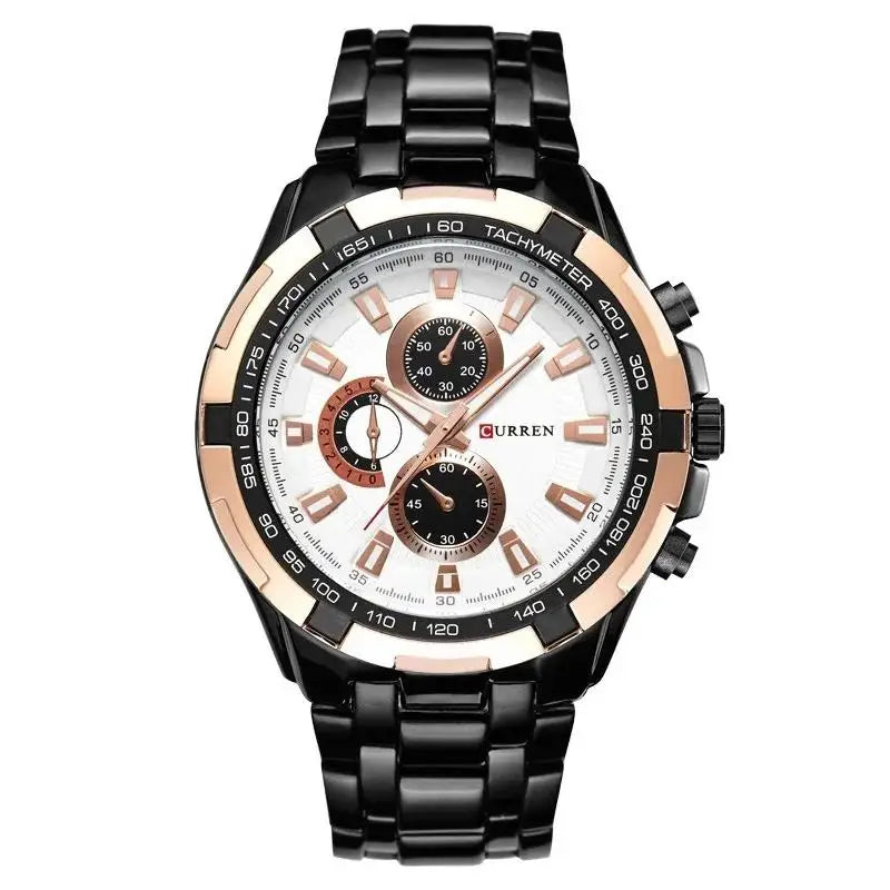 CURREN 8023 Quartz Watch Men Waterproof Sport Military Watches Mens Business Stainless Steel Wristwatch Male Clock reloj hombre