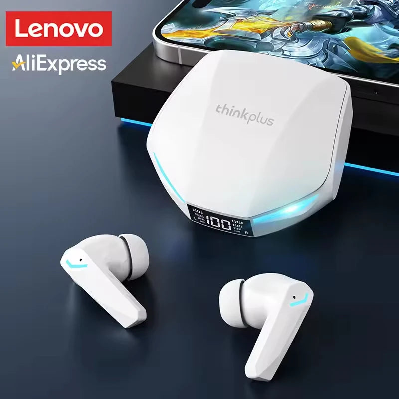 Wholesale Lenovo XT53 Bluetooth 5.4 Earphones LED Power Display Gaming Headphones Waterproof Anti-sweat Upgraded Wireless Earbud