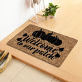 Cartoon Pumpkin Welcome Mat Harvest Themed Rug Non Slip Floor Mat for Entryway Living Room Bedroom Outdoor Indoor Carpet Decor