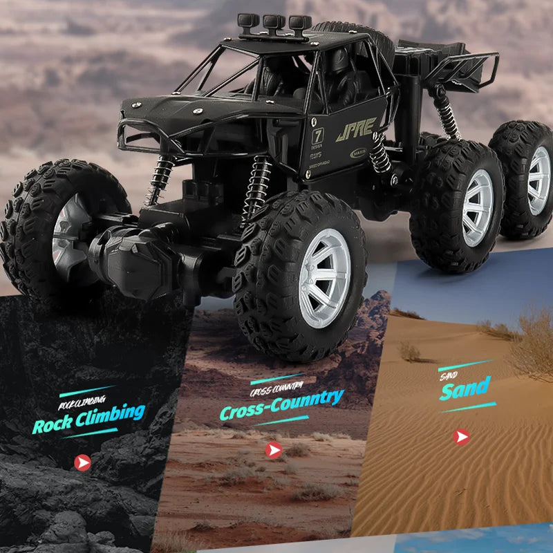 Kid 1:18 Six Wheel Climb Remote Control Off Road Mountainous Alloy Car RC CAR six-Wheeled Wireless Control 2.4G Toy Gifts