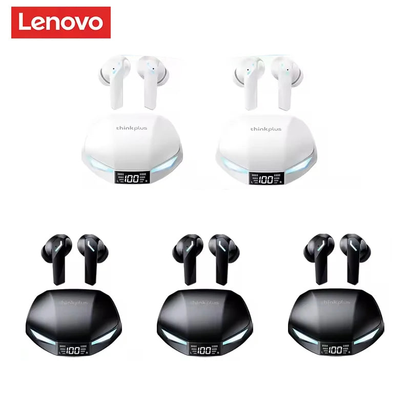 Wholesale Lenovo XT53 Bluetooth 5.4 Earphones LED Power Display Gaming Headphones Waterproof Anti-sweat Upgraded Wireless Earbud