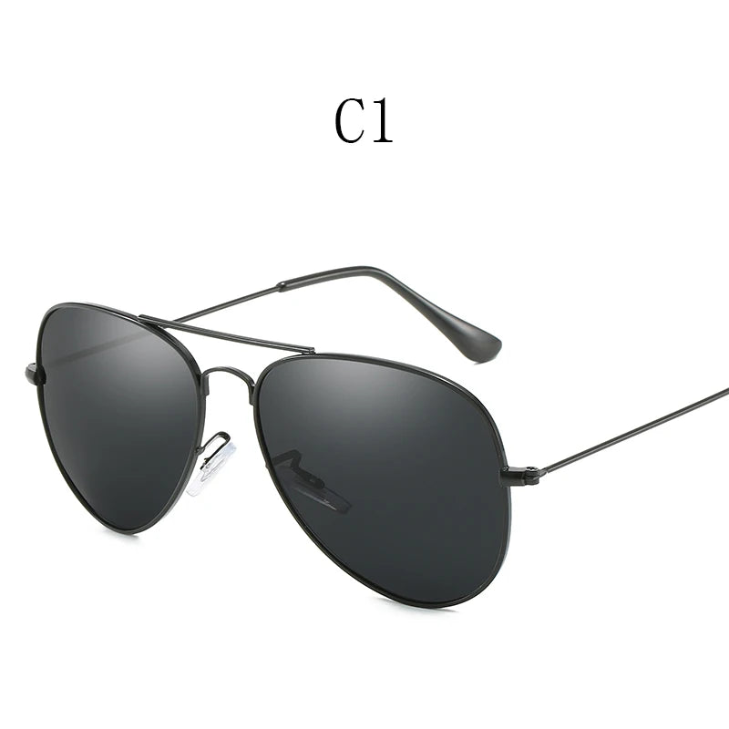 Luxury Men's Sunglasses Driving Sun Glasses For Men Women Brand Designer Male Vintage Black Pilot Eyewear UV400