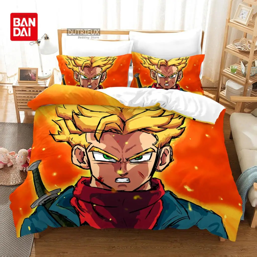 Japanese Anime Dragon Ball Duvet Cover Goku Bedding Sets