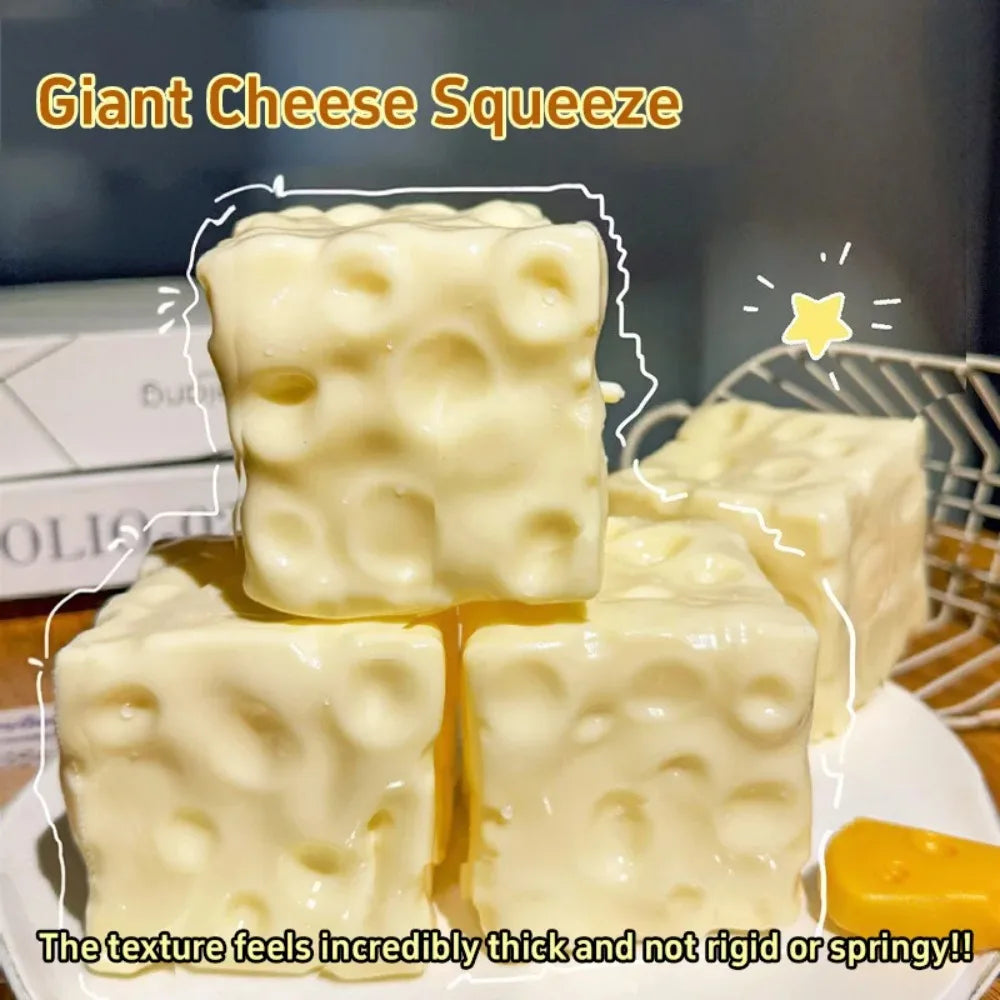 Cheese Cube Shapeable Squishy