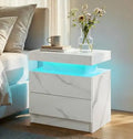 Nightstands Set of 2 LED Night Stand