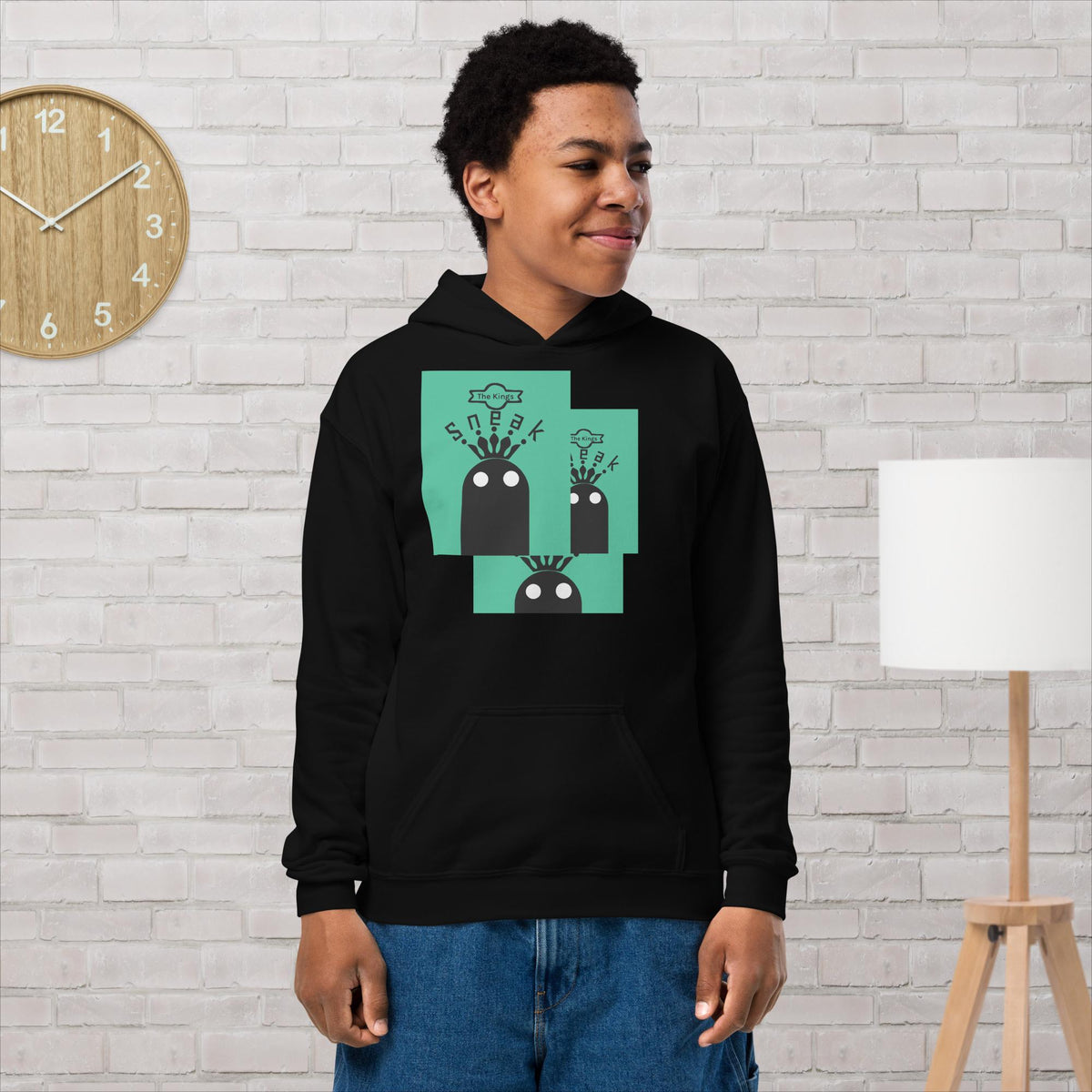 The Kings Sneak Brand Youth heavy blend hoodie