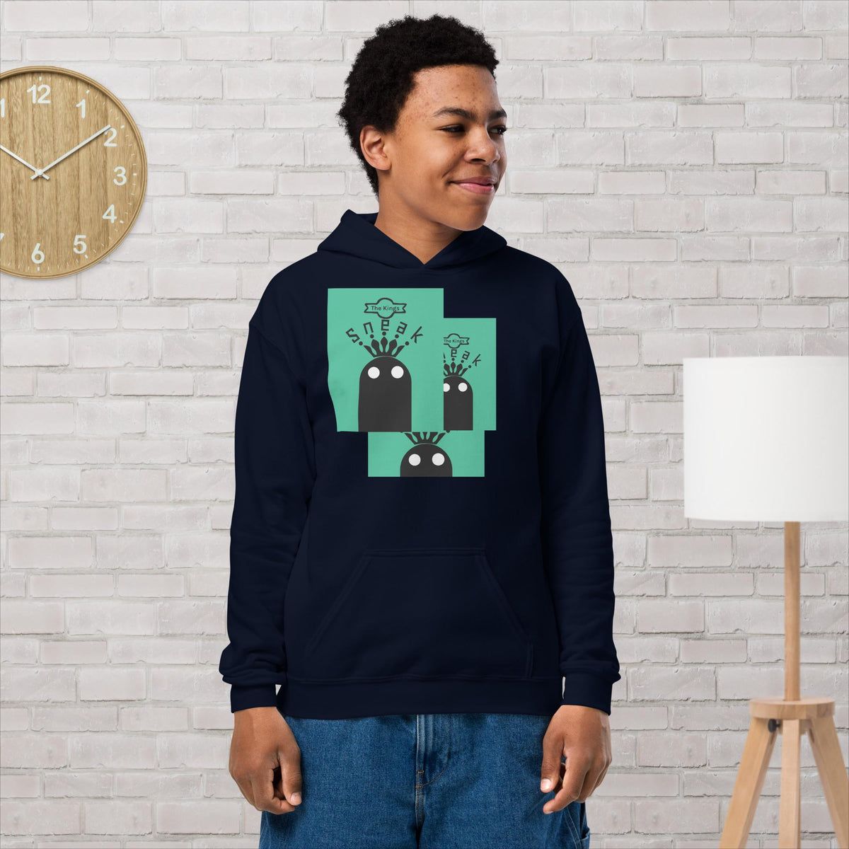 The Kings Sneak Brand Youth heavy blend hoodie