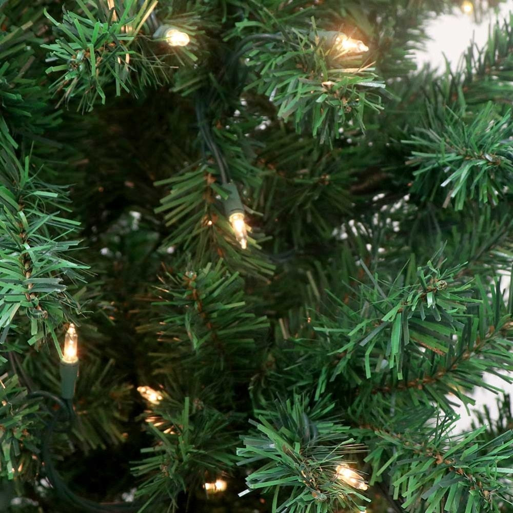 Green Christmas Tree 5/6/7ft with Metal Stand Artificial PVC Xmas Tree with 1000 Branches Holiday Decoration Fast Delivery