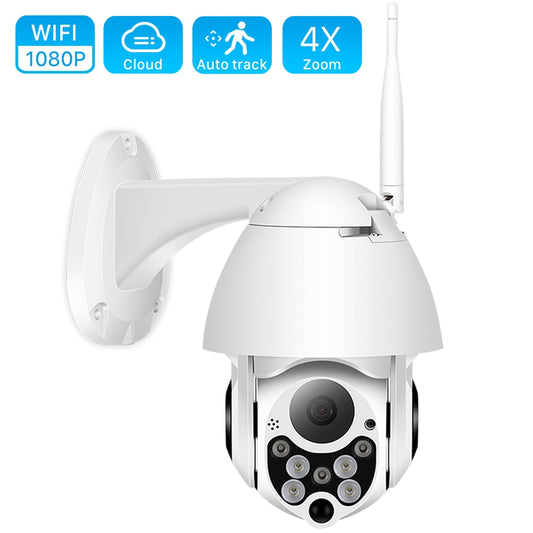 1080P PTZ IP Wifi  Camera Indoor Outdoor Speed Dome Security 4X Digital Zoom