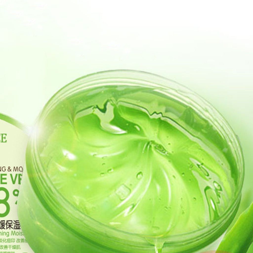 300g Nature Aloe Vera Gel Organic Oil-Control Face Skin Care Hydrating Repair Smoothing Moisturizing Gel Body Sunburn Relief - Buyhops