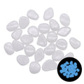 25/50pcs Glow in the Dark Garden Pebbles Glow Stones Rocks for Walkways