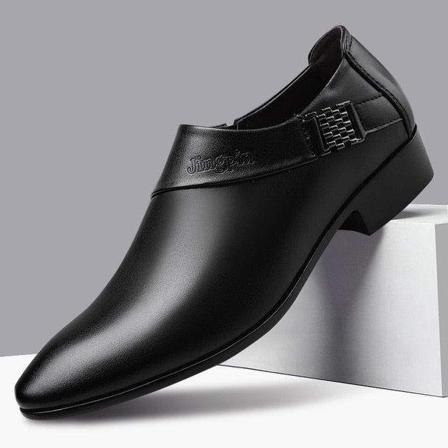 Leather Elegant Casual Business Shoes Mens Dress Shoes Everyday City Dinning Fine Shoes
