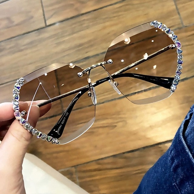 Vintage Design Women  Sunglasses  Big Frame Mirror Red Purple Eyewear UV400