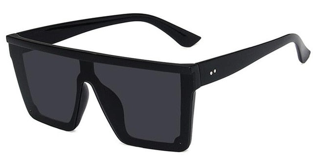 Vintage Design Women  Sunglasses  Big Frame Mirror Red Purple Eyewear UV400