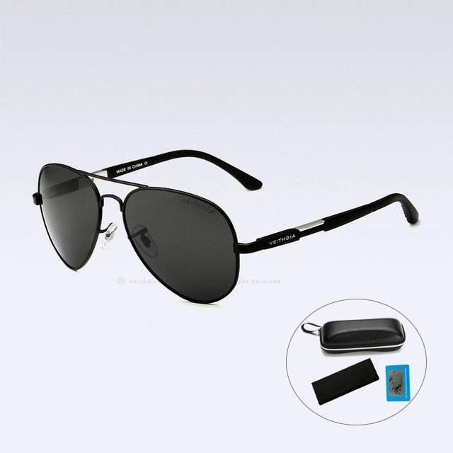 Aluminum Men's Sunglasses Polarized UV400 Lens Sun Glasses Male Classic Glasses for Driving And More