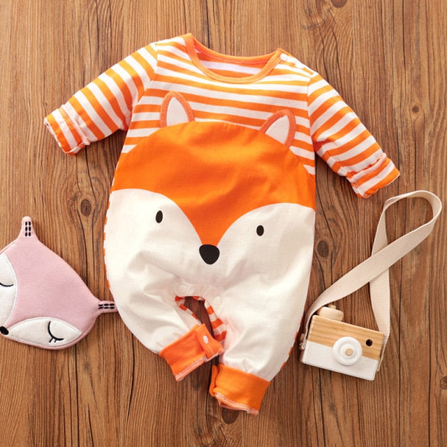 Newborn Baby Boy Clothing Organic Cotton Overalls Children New Born Girl Clothes Romper Infant Jumpsuit Dinosaur Costume Onesie